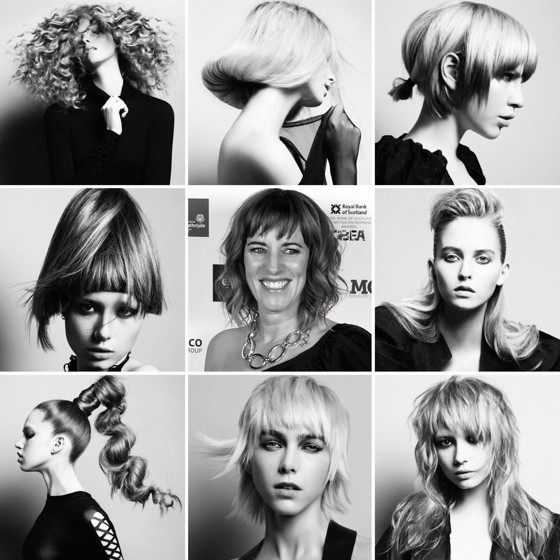 Scottish hairdresser of the year finalist at kam hair salon, lossiemouth
