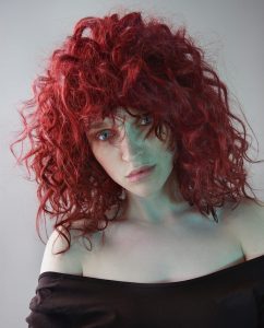 curly fringe hairstyles at kam hair salon in elgin, lossiemouth and moray