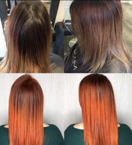 hair colour correction services at kam hair & beauty salon in lossiemouth, elgin & moray